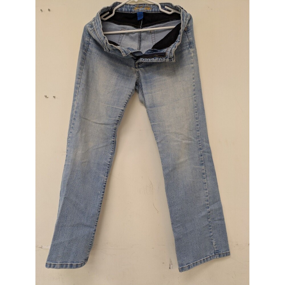 Bill Blass Women's Bootcut Stretch Jeans Sz 8 W30 L29 Mid Rise Blue Denim